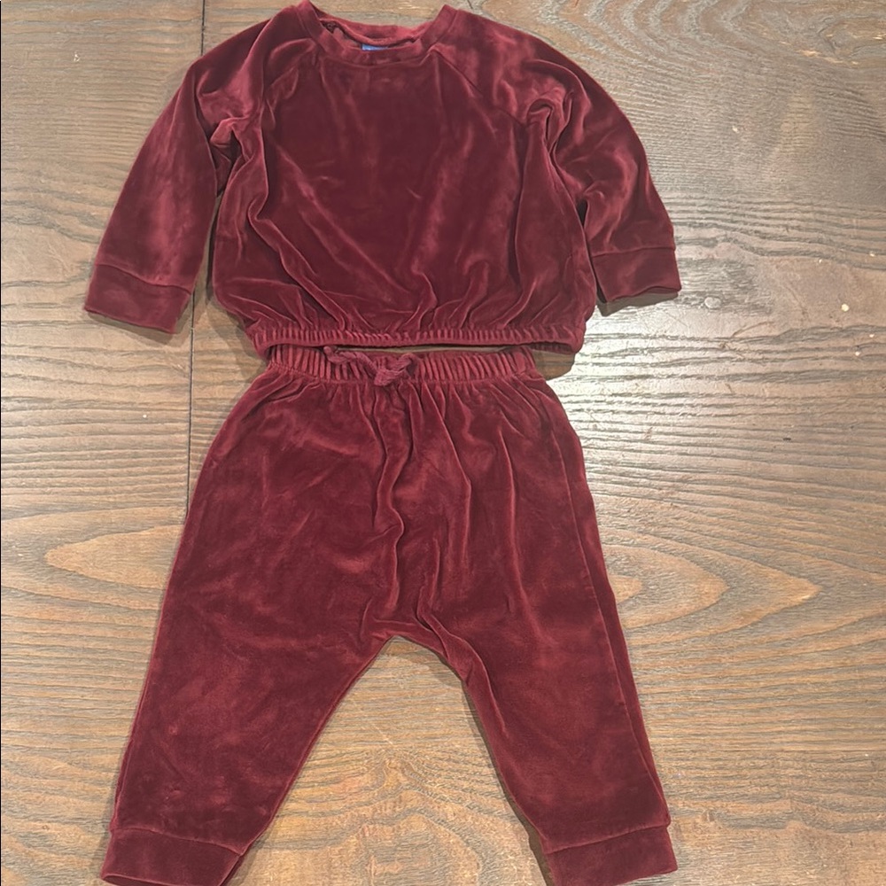 Old Navy Kids Matching Set in Burgundy